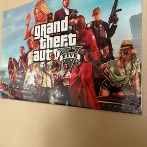 Grand Theft Auto V Wall Poster - Multi Color